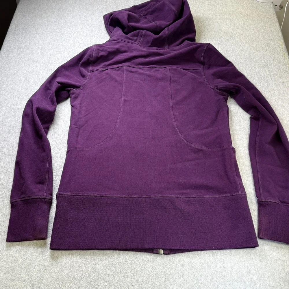 Lululemon‎ Scuba Hoodie Purple Full Zip Sweatshirt Women's Size 6-8
